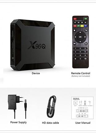 Hd-медиаплеер x96q android (allwinnerh313/2gb/16gb)