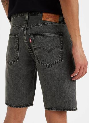Стильні сірі джинсові шорти levi’s