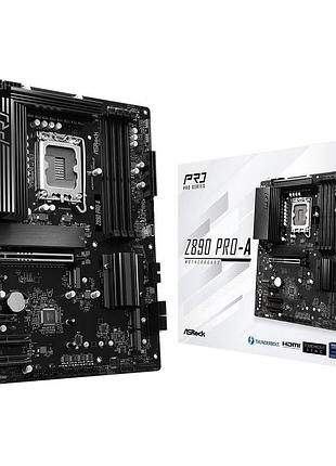Материнская плата asrock z890 pro-a socket 1851