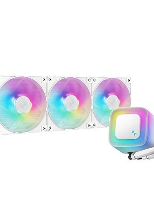 Система водяного охлаждения deepcool le360 wh v2 (r-le360-whammn-g-2)
