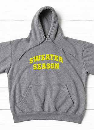 Оверсайз худи prettylittlething с принтом «sweater season»