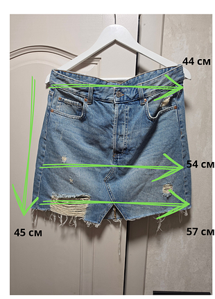 H&m джинсова спідниця 7