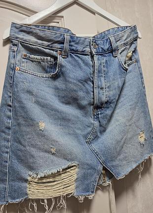 H&m джинсова спідниця 10
