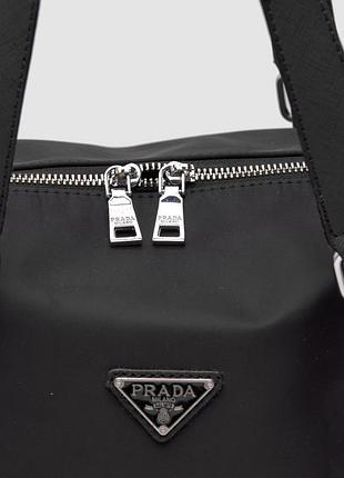 Сумка prada re-nylon and brushed leather duffel bag 3