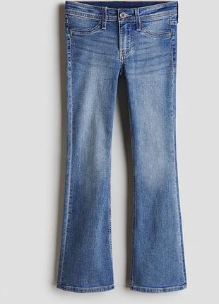Трендові стильні джинси кльош h&m flared leg , 8-9років