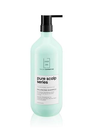 Шампунь для жирной кожи головы lavish care pure scalp balancing shampoo 1000 мл