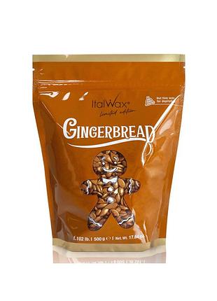 Віск гарячий в гранулах italwax імбирне печиво (ginger bread) 500 г