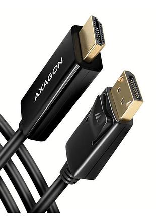 Кабель мультимедийный displayport m to hdmi m 1.8m 4k30hz black maxagon (rvd-hi14c2)