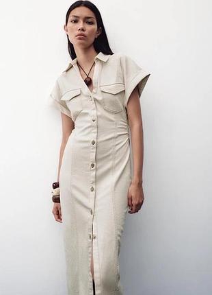 Джинсова сукня zara