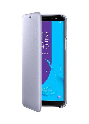 Чехол-книжка samsung wallet cover для samsung galaxy j6 sm-j600 violet (ef-wj600cvegru)