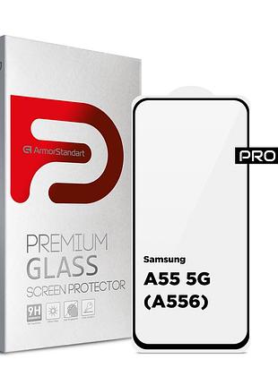 Стекло защитное armorstandart pro samsung a55 5g (a556) black (arm74348)