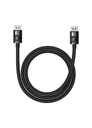 Кабель мультимедійний displayport m to displayport m 1.5m 8k baseus (b00633706111-01)