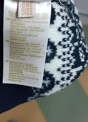 Шапка с помпоном barbour 6