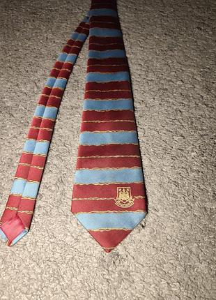 Вінтажна краватка фк «вест гем юнайтед» (west ham united fc) — made in england