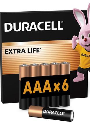Батарейка duracell aa щелочные 6 шт в упаковке (5000394107472 / 81483511)