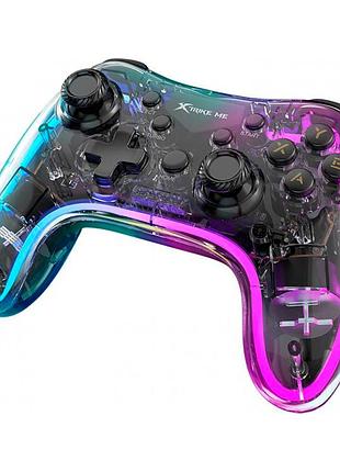 Геймпад xtrike me gp-52 bluetooth rgb ps4/ios/android/pc/nintendo (gp-52)