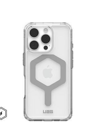 Чохол до мобільного телефона uag iphone 16 pro plyo magsafe ice/silver (114480114333)
