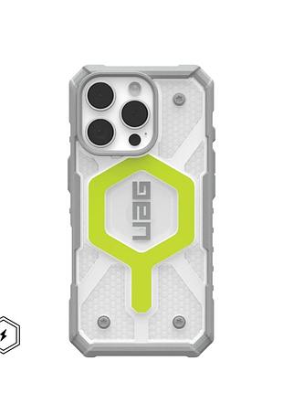 Чохол до мобільного телефона uag iphone 16 pro pathfinder clear magsafe active neon (114464118181)