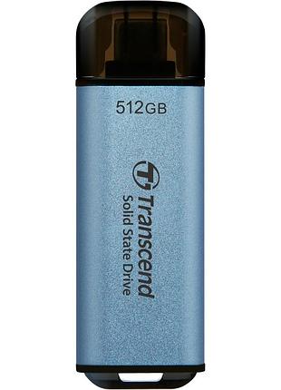 Накопичувач ssd usb type-c 512gb esd300 transcend (ts512gesd300c)
