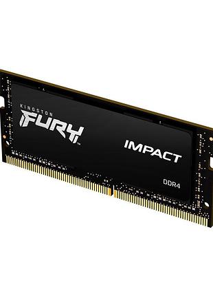 Модуль памяти для ноутбука sodimm ddr4 8gb 3200 mhz fury impact kingston fury (ex.hyperx) (kf432s20ib/8)