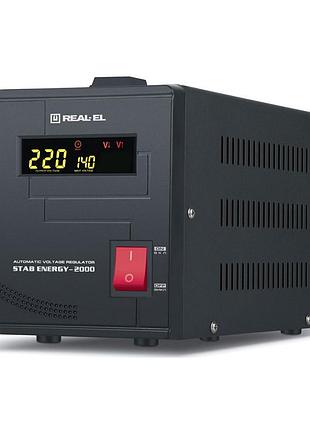 Стабилизатор напряжения real-el stab energy-2000 (el122400013)