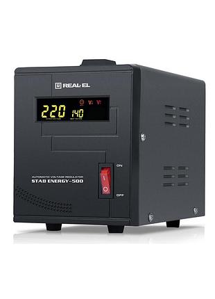 Стабілізатор напруги real-el stab energy-500 (el122400011)