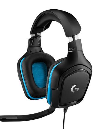 Навушники logitech g432 7.1 surround sound wired gaming headset (981-000770)