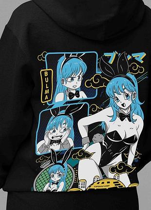 Худи dragon ball: bulma unisex