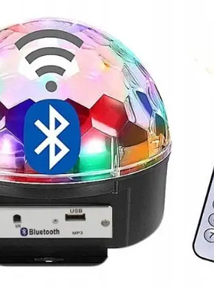 Диско лампа cb-0305 ktv ball bt+mp3 crownberg