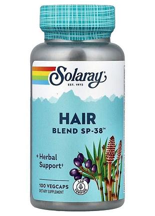 Рослинний комплекс для волосся solaray hair blend sp-38, 100 вегакапсул