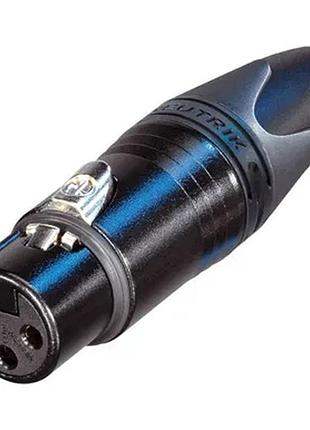 Кабельный разъем xlr neutrik nc3fxx-bag, 3 контакта, гнездо