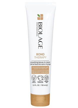 Разглаживающий крем для волос biolage bond therapy smoothing leave-in cream 150 мл