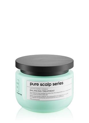 Маска для жирной кожи головы lavish care pure scalp balancing treatment 250 мл