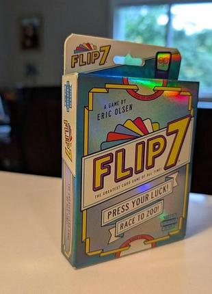 Настільна гра лови 7 (flip 7, лови сім, лови семь) + правила українською