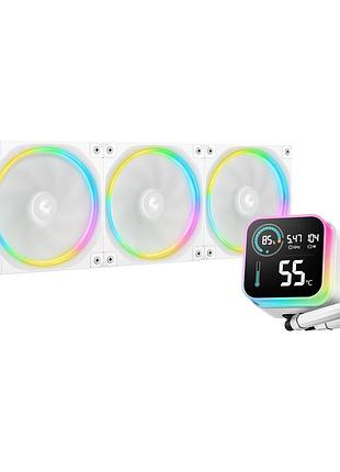 Система водяного охолодження deepcool lq360 ultra argb wh (r-lq360-whasmc-g-1)