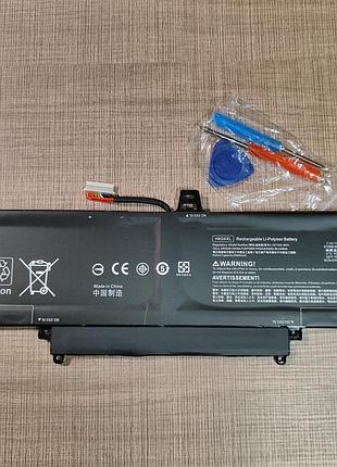 Аккумулятор hk04xl 7.7v 54wh 6669mah для ноутбука hp elitebook x360 1040 g5, g6 + инструменты