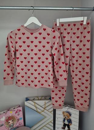 Флисовая пижама marks &amp; spencer
у сердечка