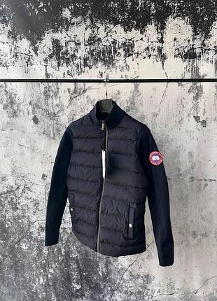 Куртка canada goose blue мужская зимняя, синяя, теплая пуховая парка s-xl