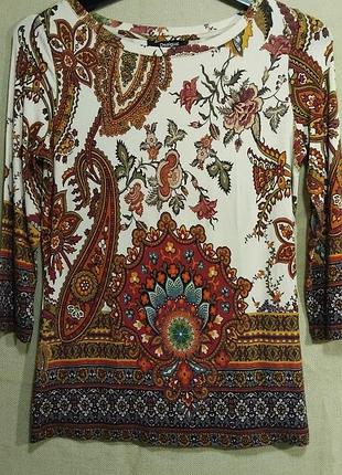 Жіноча футболка desigual з квітковим принтом