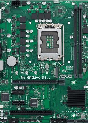 Материнская плата asus pro h610m-c d4-csm
