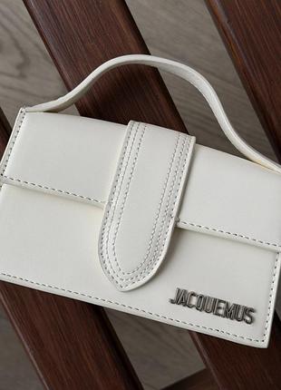 Шкіряна сумка через плече для дівчини жіноча маленька сумочка jacquemus брендова ділова сумка жакмюс для жінки