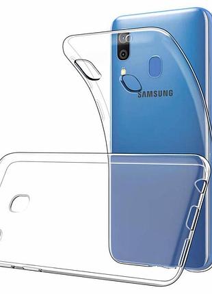 Чохол до мобільного телефона laudtec для samsung galaxy a20 clear tpu (transperent) (lc-a20c)