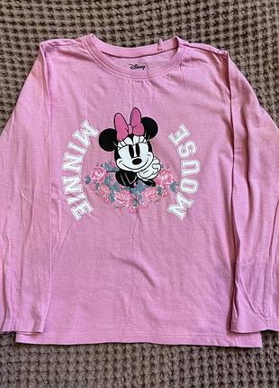 Кофта для дівчинки disney рожева з мінні маус