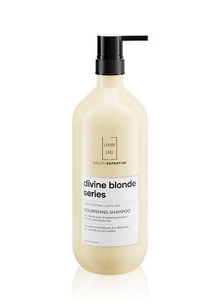 Живильний шампунь для блонду lavish care divine blonde nourishing shampoo 1000 мл
