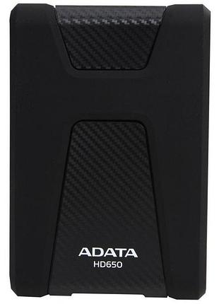 Зовнішній жорсткий диск 2.5" 1tb adata (ahd650-1tu31-cbk)