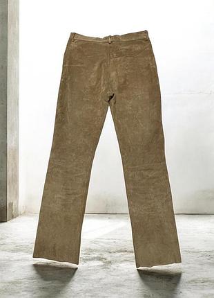Замшевые кожаные штаны брендовые в идеальном состоянии