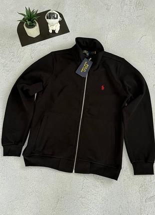 Мужская кофта на замке full zip polo ralph lauren черная s-xl
