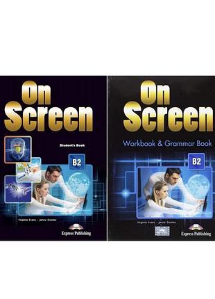 On screen b2 — student’s book + workbook & grammar book | комплект підручників з англійської