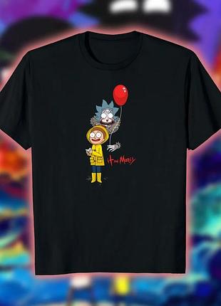 Футболка рик и морти оно unisex