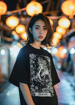 Футболка с картой таро «императрица» unisex